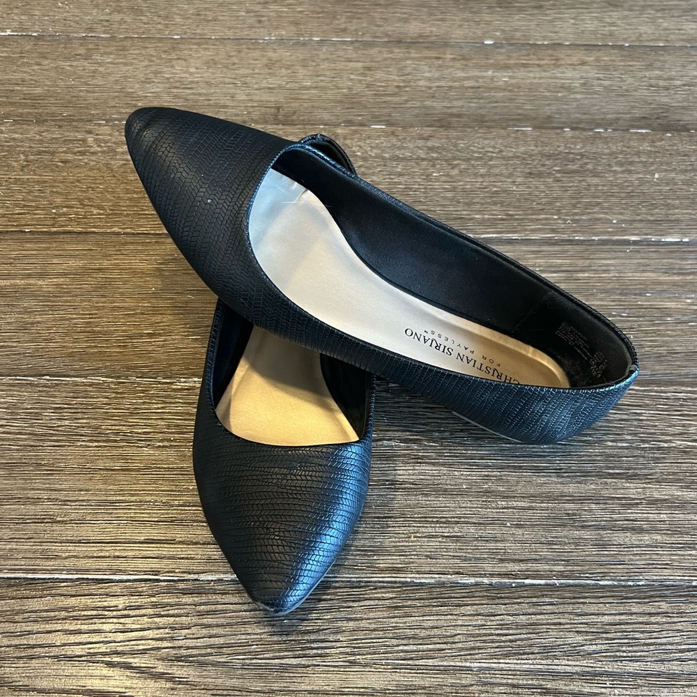 Faux Leather Flats
